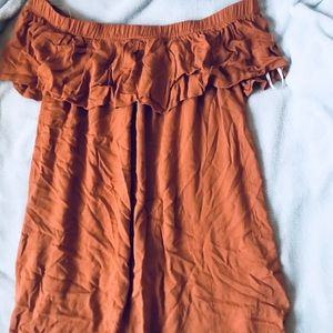 Off the shoulder dress